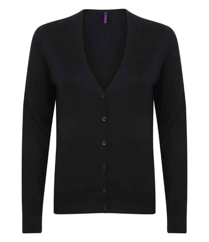 Henbury Ladies Lightweight V Neck Cardigan