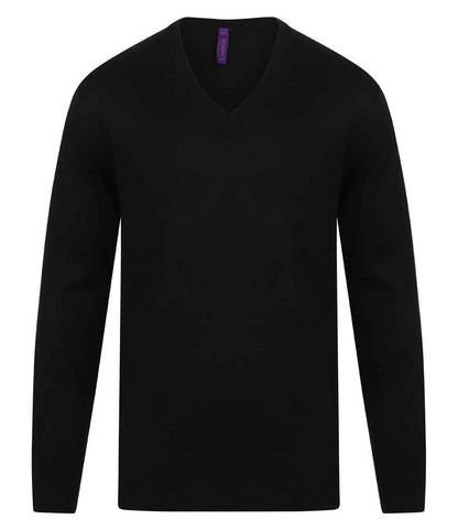 Henbury Acrylic V Neck Sweater