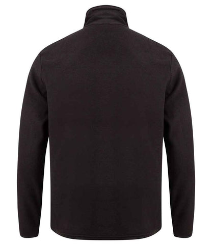 Henbury Zip Neck Micro Fleece
