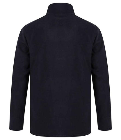 Henbury Zip Neck Micro Fleece