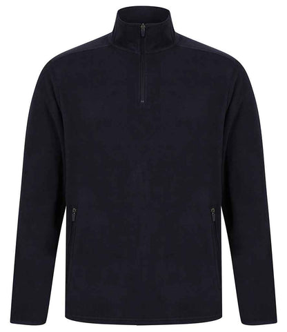 Henbury Zip Neck Micro Fleece