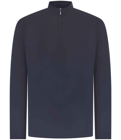 Henbury Zip Neck Wicking Top