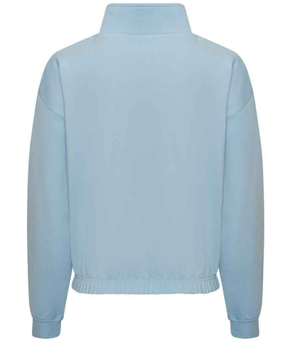 AWDis Ladies Cropped 1/4 Zip Sweatshirt