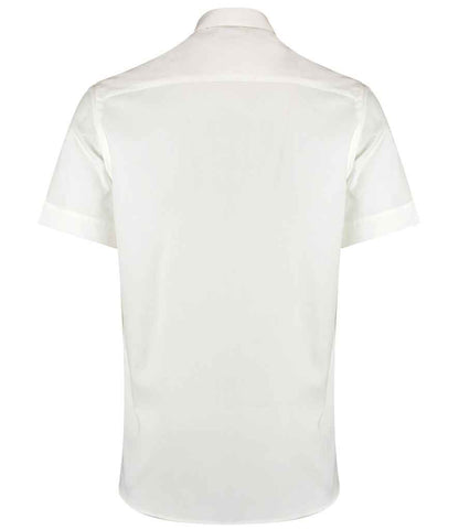 Kustom Kit Premium Short Sleeve Tailored Oxford Shirt