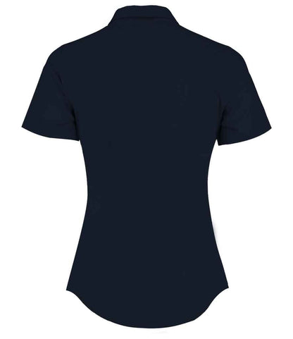 Kustom Kit Ladies Short Sleeve Tailored Poplin Shirt