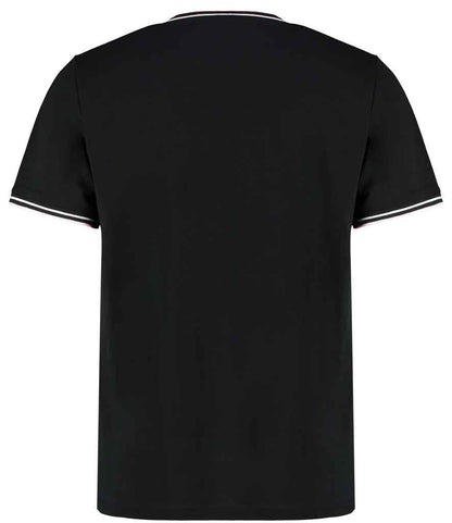 Kustom Kit Fashion Fit Tipped T-Shirt