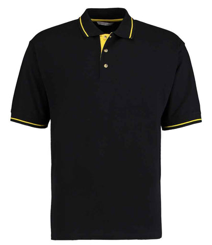 Kustom Kit St Mellion Tipped Cotton Piqué Polo Shirt