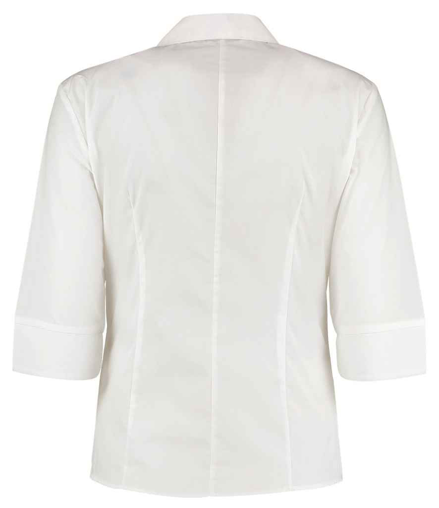 Kustom Kit Ladies 3/4 Sleeve Tailored Continental Shirt