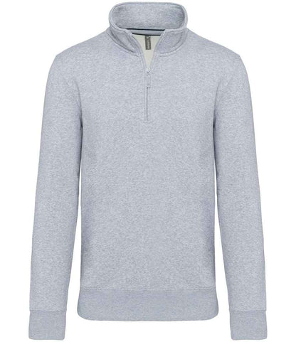 Kariban Zip Neck Sweatshirt