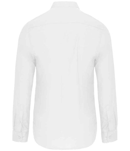 Kariban Long Sleeve Mandarin Collar Shirt