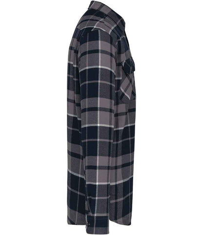 Kariban Sherpa Lined Checked Shirt Jacket