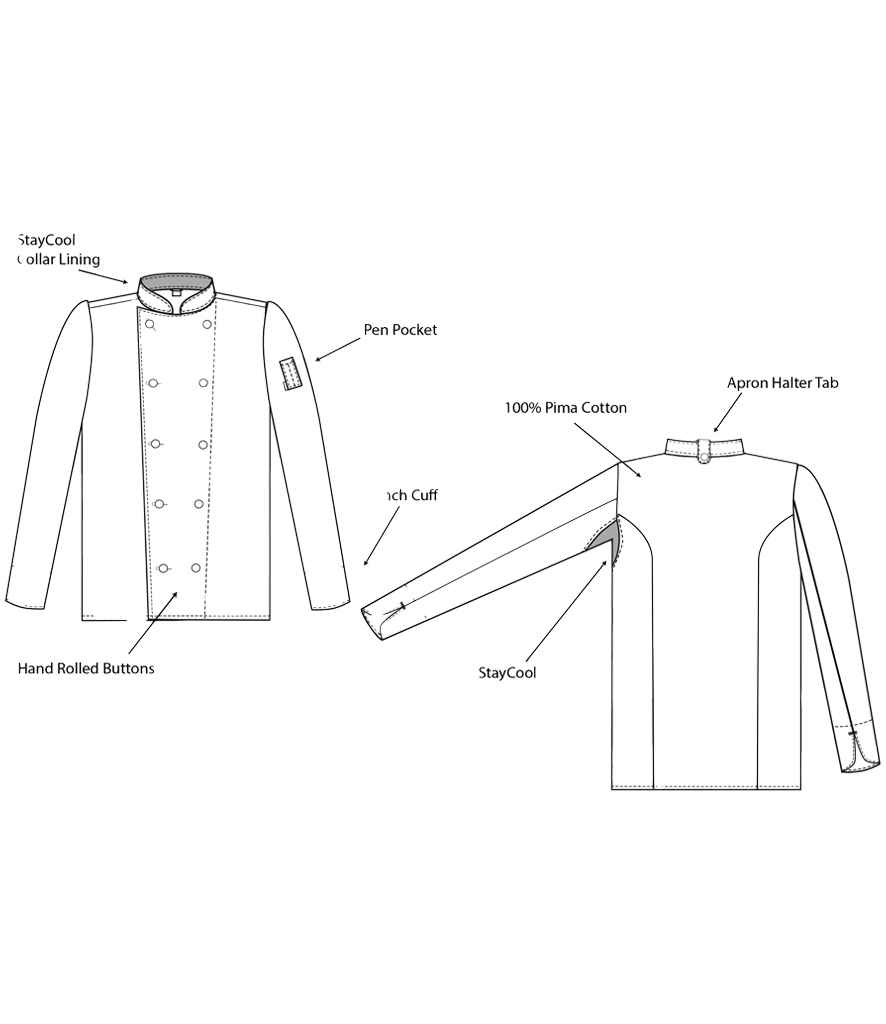 Le Chef Long Sleeve Luxe Jacket