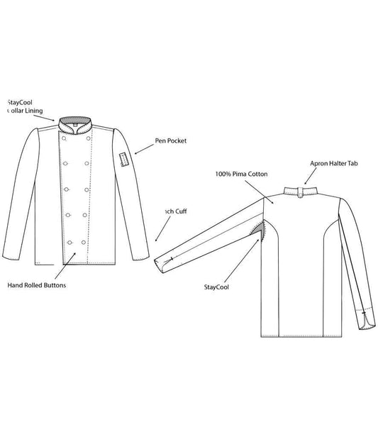 Le Chef Long Sleeve Luxe Jacket