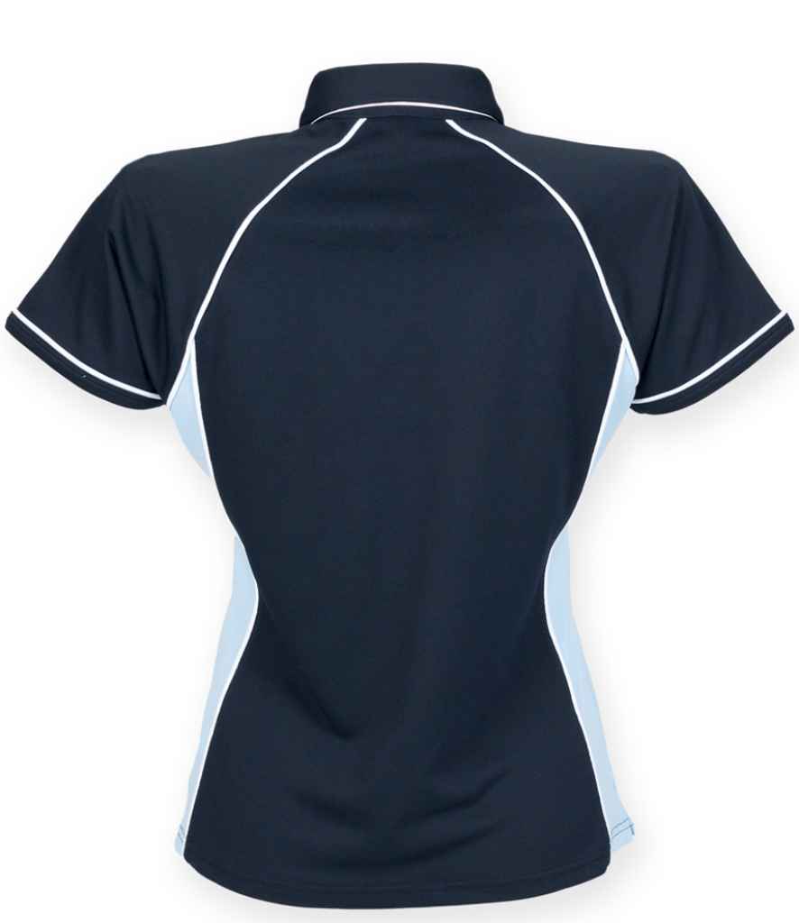 Finden + Hales Ladies Performance Piped Polo Shirt
