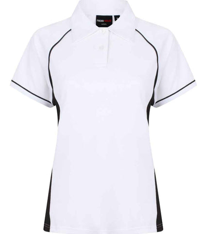 Finden + Hales Ladies Performance Piped Polo Shirt