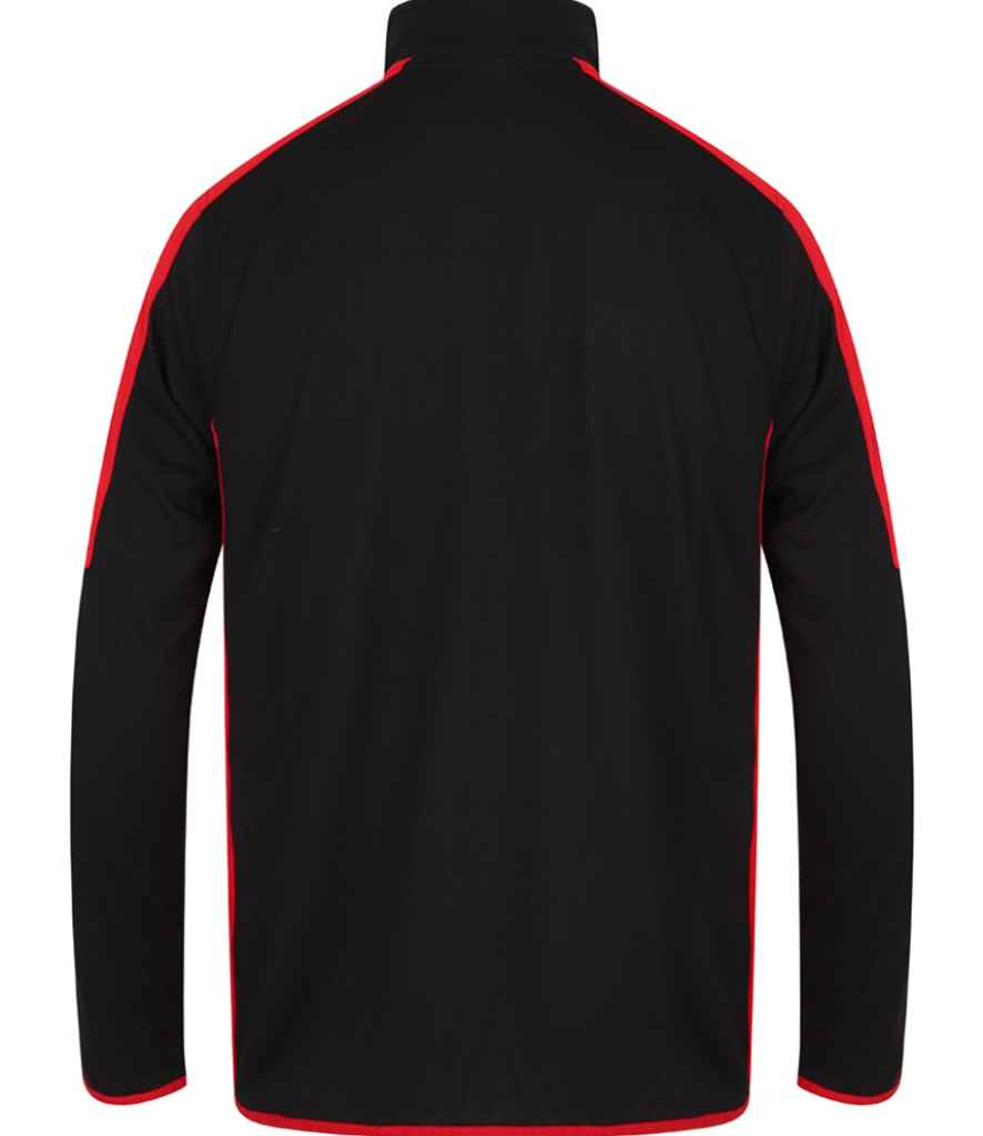 Finden + Hales Contrast Zip Neck Midlayer Top
