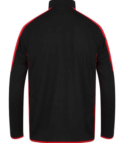Finden + Hales Contrast Zip Neck Midlayer Top
