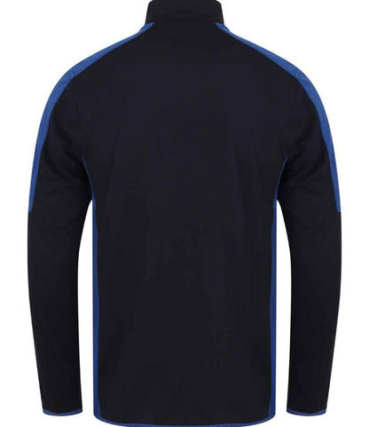 Finden + Hales Contrast Zip Neck Midlayer Top