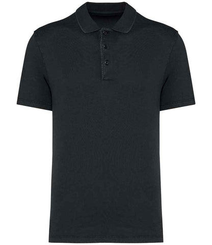 Native Spirit Washed Jersey Polo Shirt