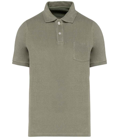 Native Spirit Terry Towel Polo Shirt