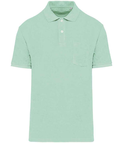 Native Spirit Terry Towel Polo Shirt