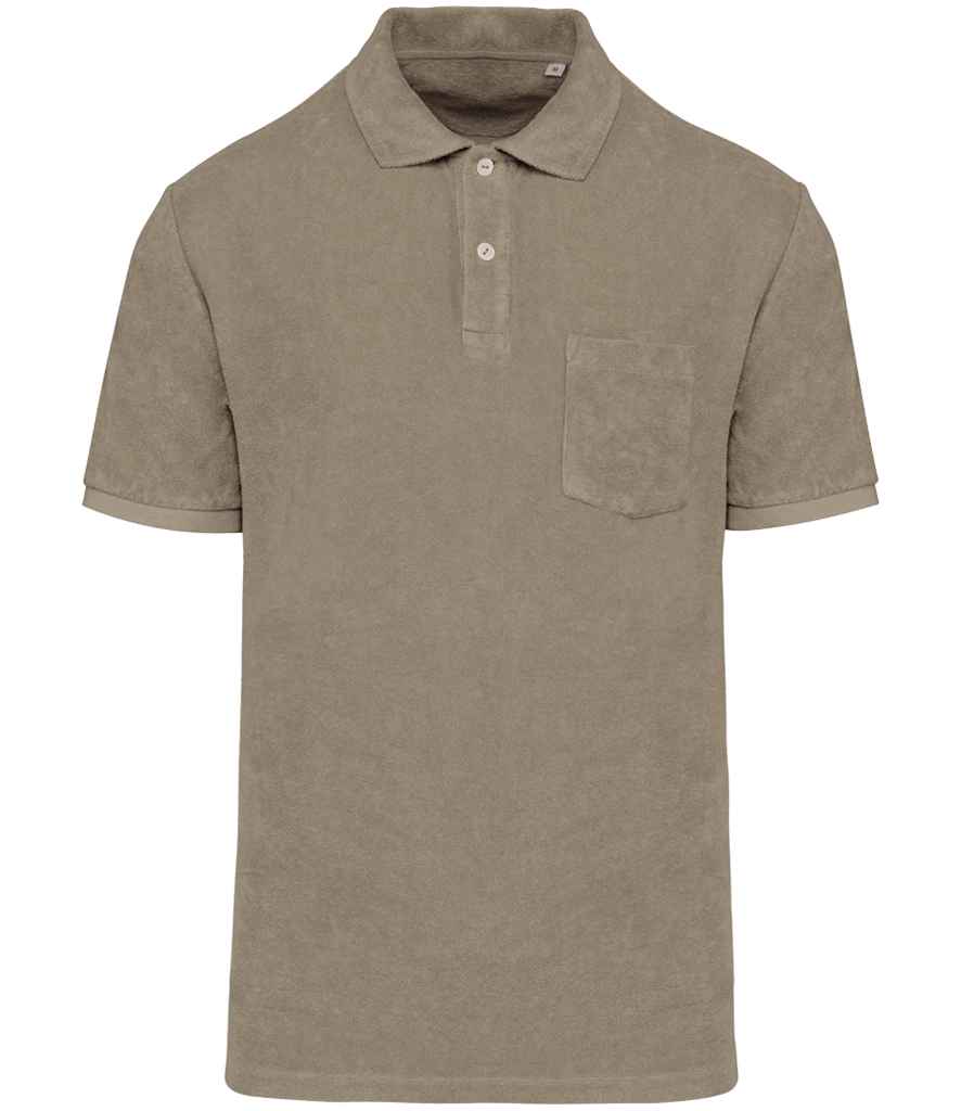 Native Spirit Terry Towel Polo Shirt