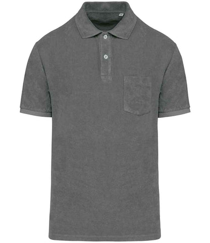 Native Spirit Terry Towel Polo Shirt