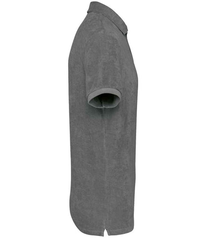 Native Spirit Terry Towel Polo Shirt