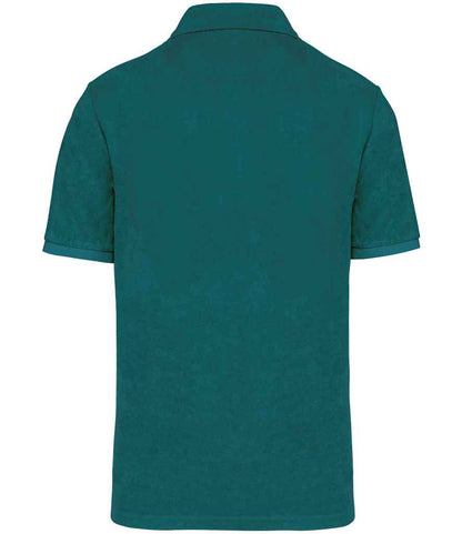 Native Spirit Terry Towel Polo Shirt