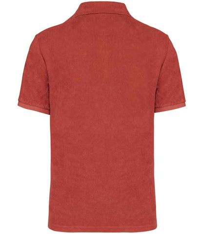 Native Spirit Terry Towel Polo Shirt