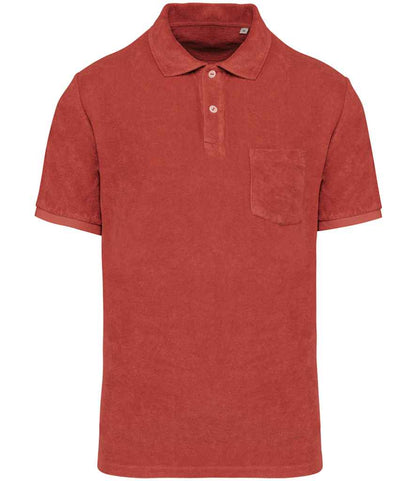 Native Spirit Terry Towel Polo Shirt