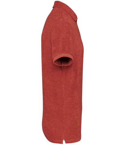 Native Spirit Terry Towel Polo Shirt