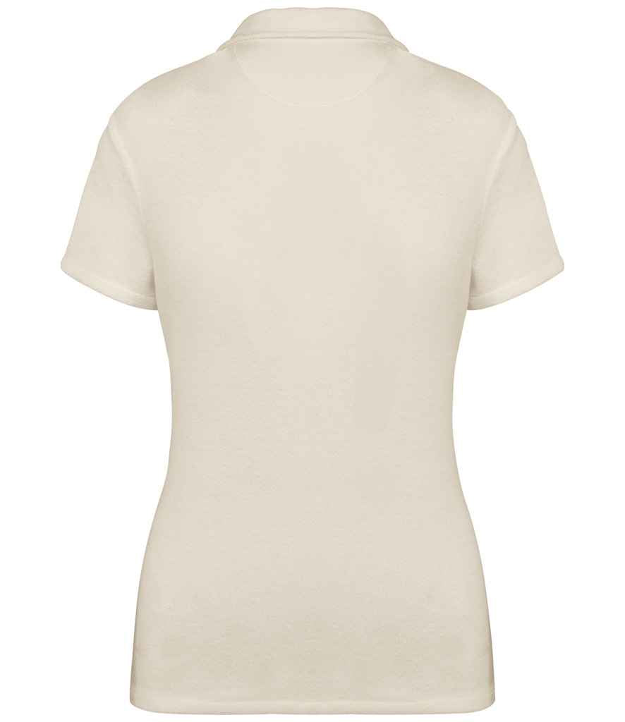 Native Spirit Ladies Terry Towel Polo Shirt