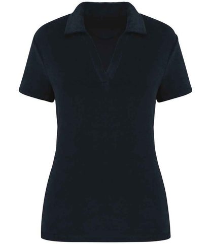 Native Spirit Ladies Terry Towel Polo Shirt