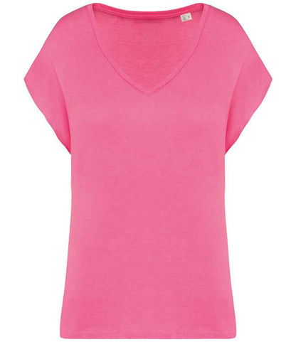 Native Spirit Ladies Oversized V Neck T-Shirt