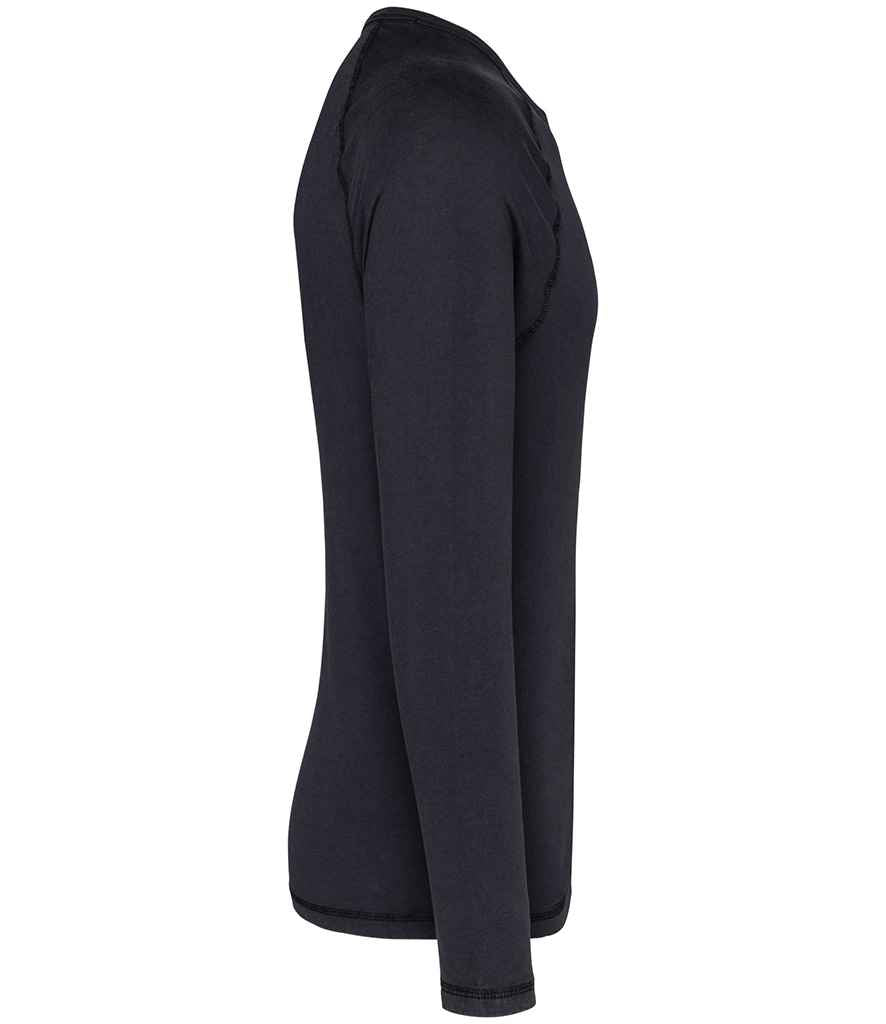 Native Spirit Raglan Long Sleeve Washed T-Shirt Native Spirit