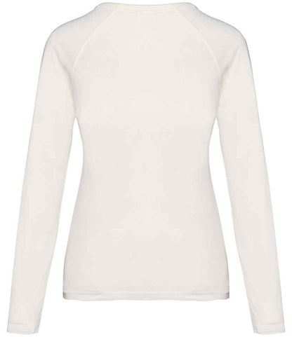 Native Spirit Ladies Raglan Long Sleeve Washed T-Shirt Native Spirit