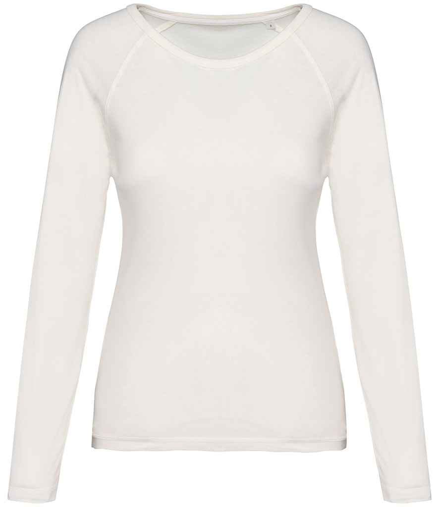 Native Spirit Ladies Raglan Long Sleeve Washed T-Shirt Native Spirit