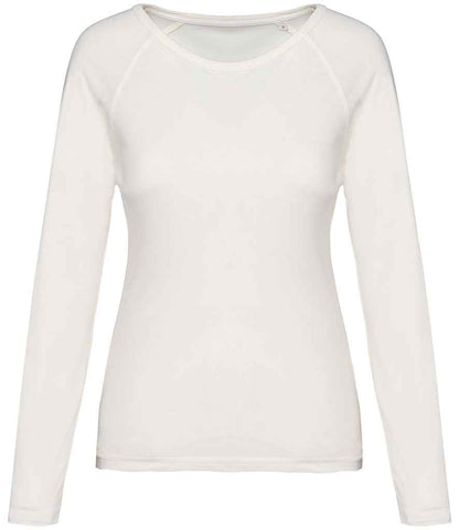 Native Spirit Ladies Raglan Long Sleeve Washed T-Shirt Native Spirit