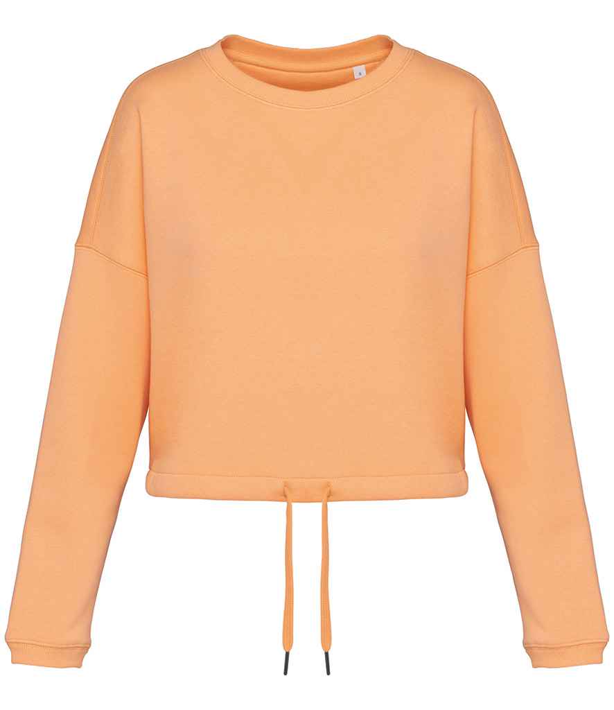 Native Spirit Ladies Oversized Cropped Sweatshirt Native Spirit