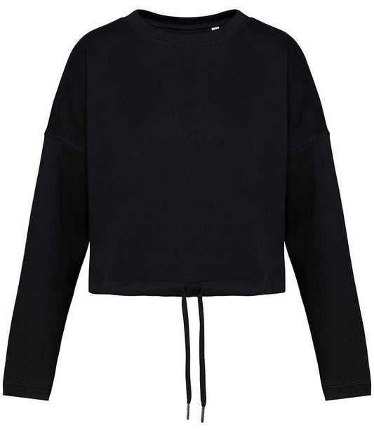 Native Spirit Ladies Oversized Cropped Sweatshirt Native Spirit