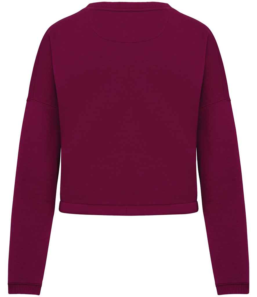 Native Spirit Ladies Oversized Cropped Sweatshirt Native Spirit