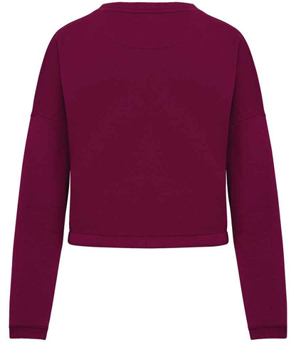 Native Spirit Ladies Oversized Cropped Sweatshirt Native Spirit