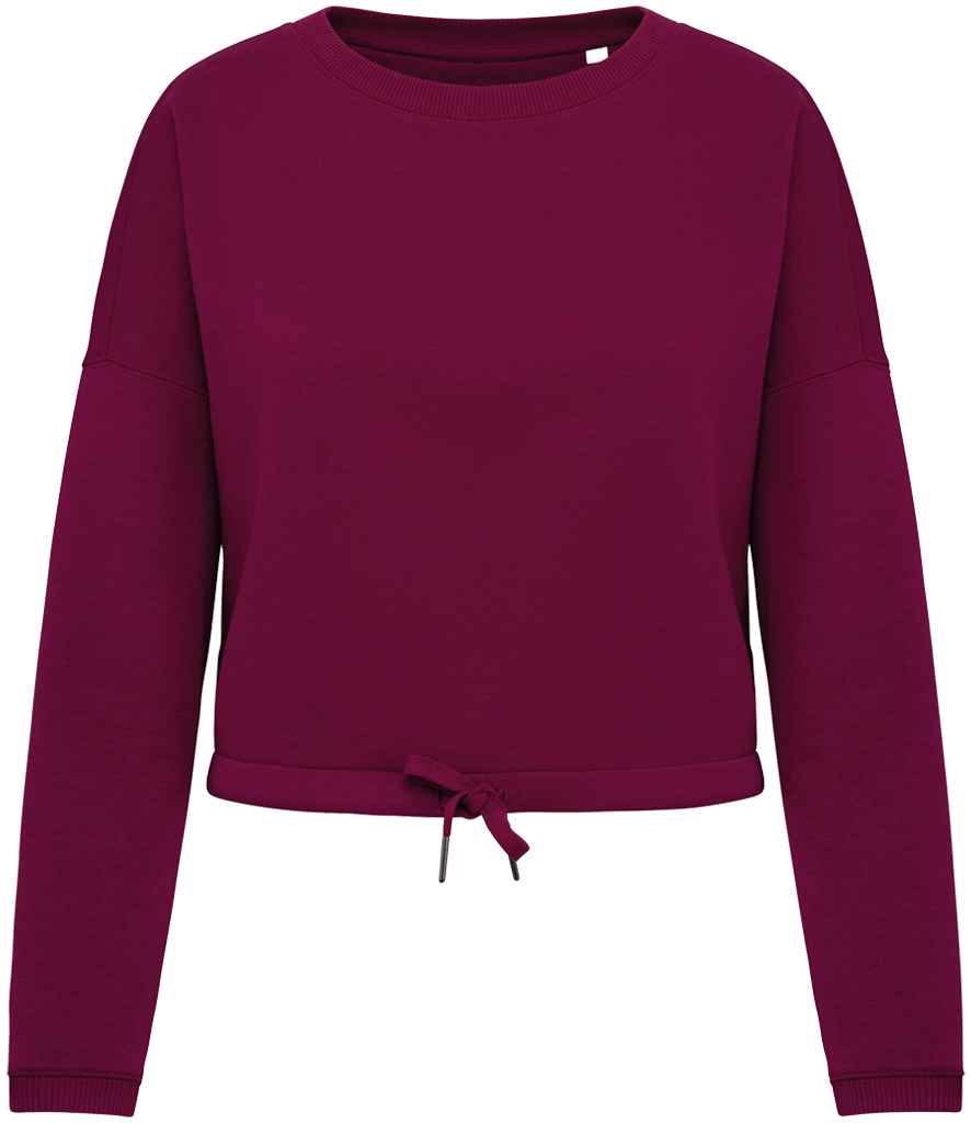Native Spirit Ladies Oversized Cropped Sweatshirt Native Spirit