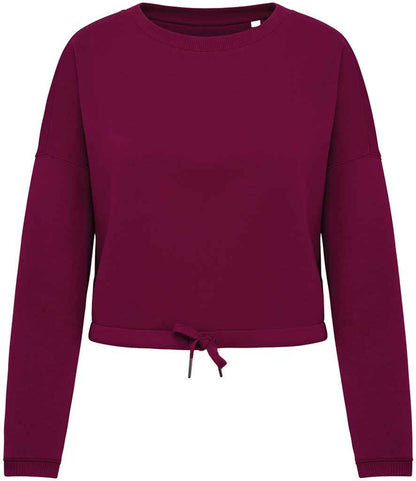 Native Spirit Ladies Oversized Cropped Sweatshirt Native Spirit
