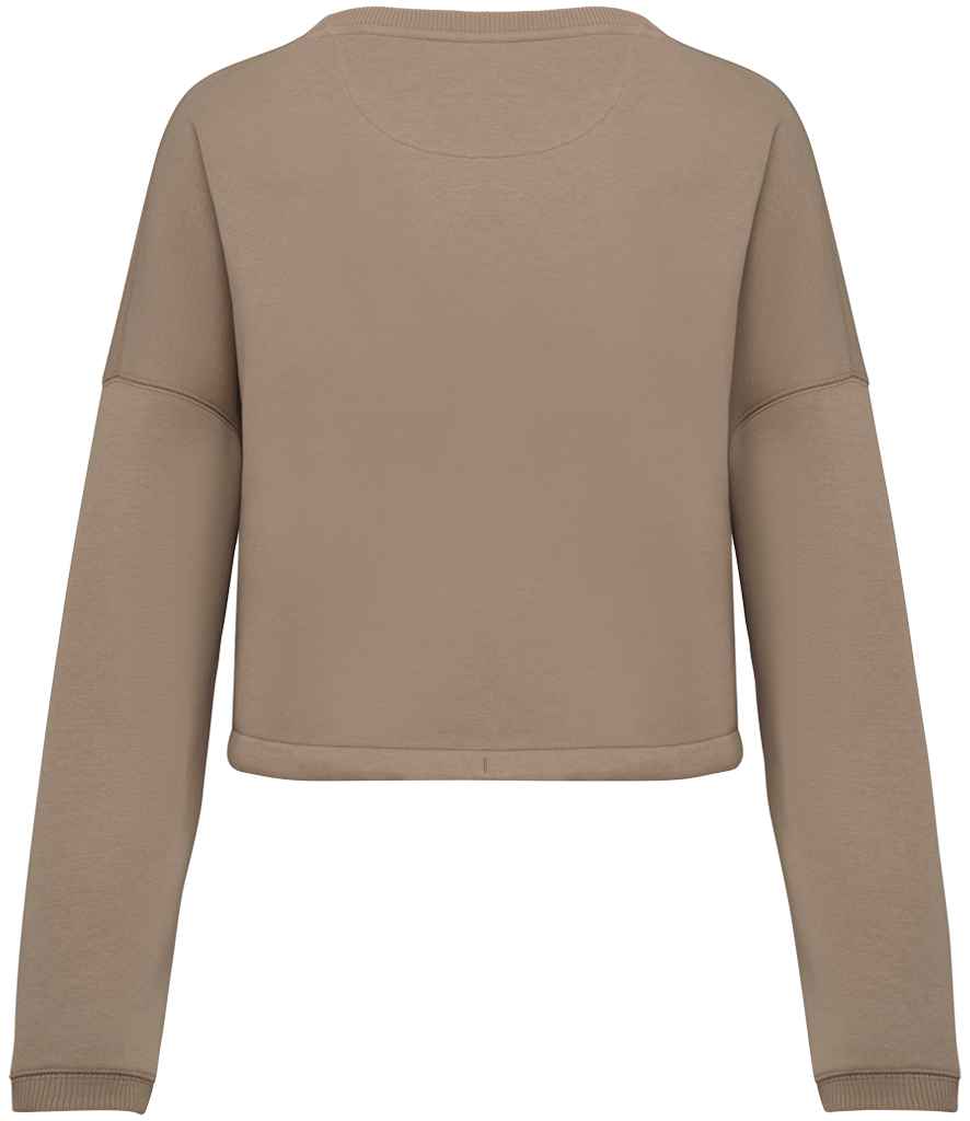 Native Spirit Ladies Oversized Cropped Sweatshirt Native Spirit