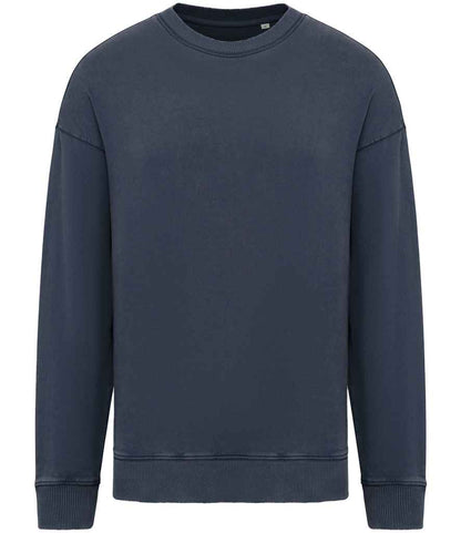 Native Spirit Unisex Washed Effect Oversize Sweatshirt Native Spirit