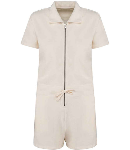 Native Spirit Ladies Terry Towel Short Overall Native Spirit