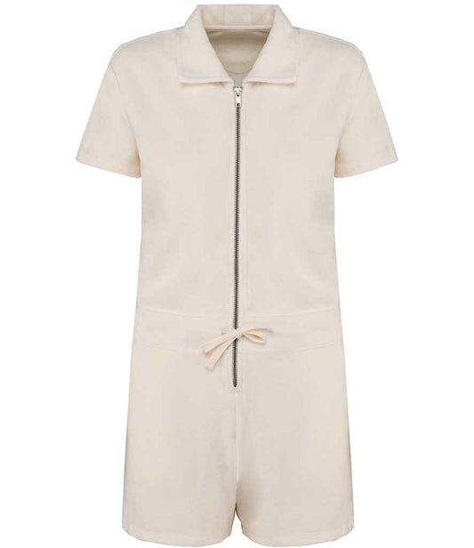 Native Spirit Ladies Terry Towel Short Overall Native Spirit