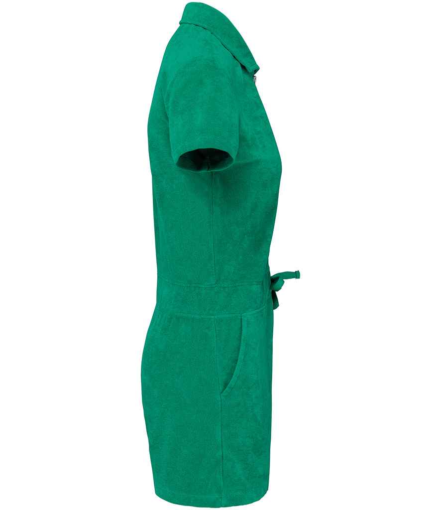 Native Spirit Ladies Terry Towel Short Overall Native Spirit